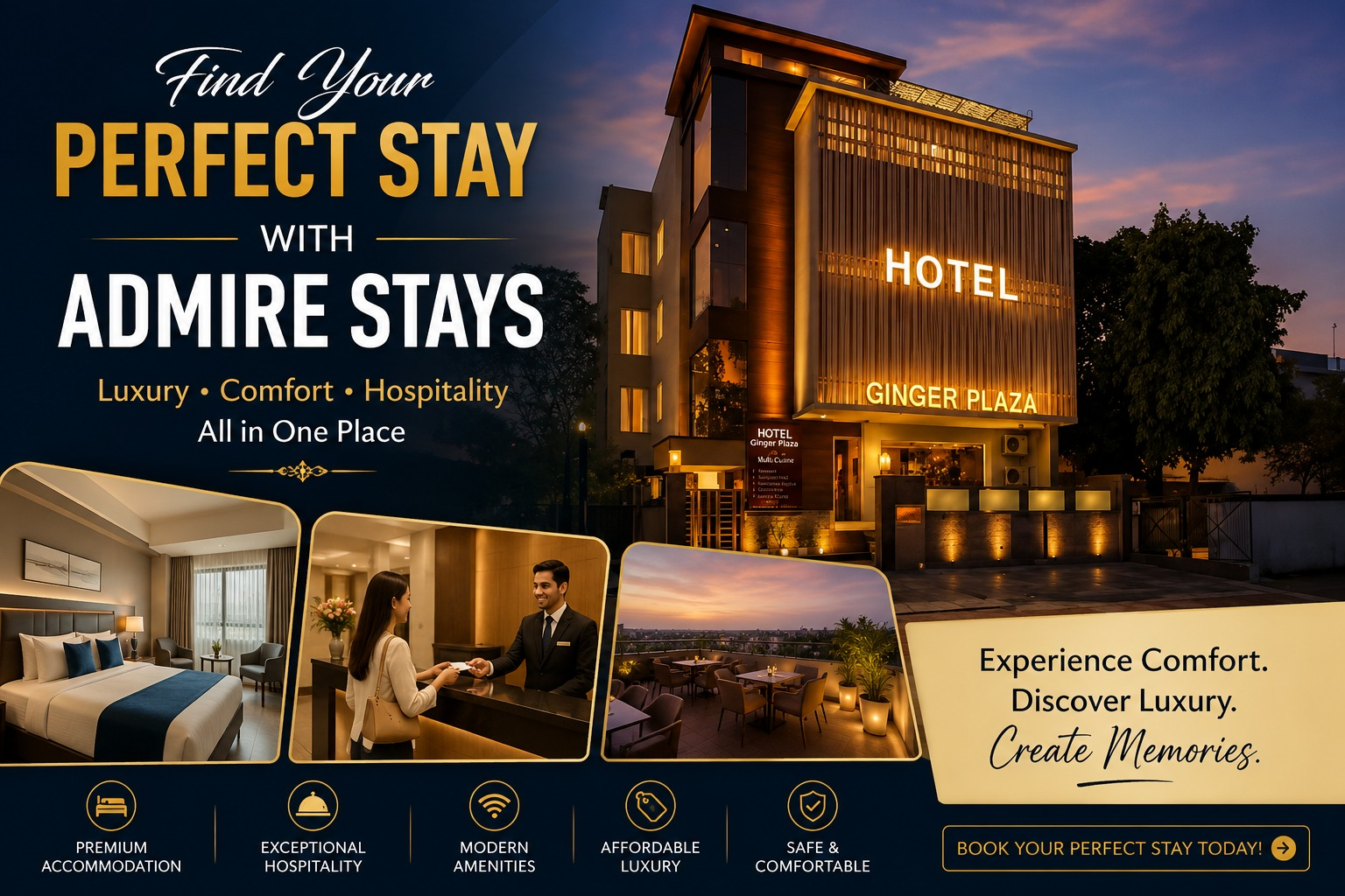 Find Your Perfect Luxury Stay with Admire Stays | Premium Hospitality