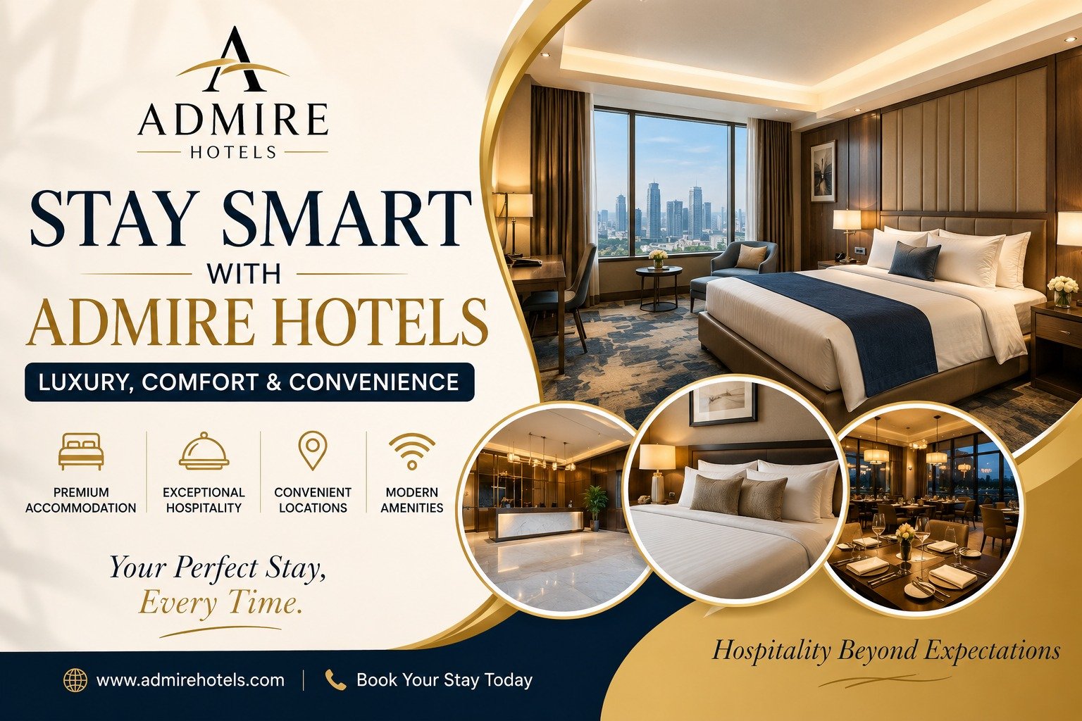 Stay Smart with Admire Hotels: Luxury, Comfort & Convenience